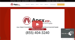 Desktop Screenshot of apexedi.com